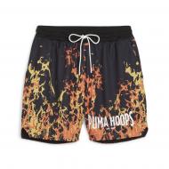 Шорты Puma STRAIGHT FLAMES SHORT 62475801 р. L разноцветный