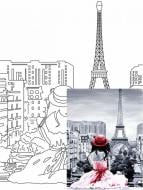 Холст на картоне с контуром Города, Париж 2 Rosa Start