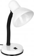 ВІТРИНА! Настільна лампа офісна Accento lighting 1x40 Вт E27 білий ALYU-DE4030-WH
