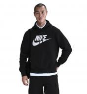Джемпер Nike M NK CLUB BB PO GFX HOODIE FN3868-010 р.M черный Джемпер Nike M NK CLUB BB PO GFX HOODIE FN3868-010 р.M черный