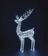 Декоративна новорічна фігура каркасний олень з IB плівкою світлодіодна (LED) 70 ламп 180 см