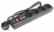 Фильтр-удлинитель Eaton Protection Strip 4 с заземлением 4 гн. черный 1 м 68581 Фильтр-удлинитель Eaton Protection Strip 4 с заземлением 4 гн. черный 1 м 68581