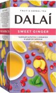 Чай DALAI травяной Sweet Ginger имбирь лимон земляника 25 шт. 30 г