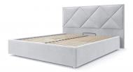 Кровать SOFYNO Кристалл багира 18 140x200 см светло-серый