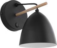 Бра TK Lighting Aida 1x60 Вт E27 черный/дерево 2572