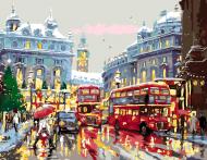 Картина по номерам Зимний Лондон 35х45 см Rosa Start