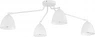 Люстра стельова TK Lighting Loretta 4x60 Вт E27 білий 2373