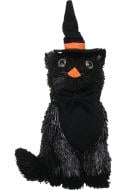 Декорация Хэллоуин черный кот 19 х 39 см