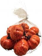 Набор аксессуаров осеннего декора тыквы оранжевый 6 см х 8 шт.