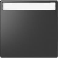 Клавиша выключателя одноклавишный Merten с полем для надписи без подсветки антрацит MTN3360-6034