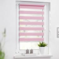 Ролета день-ночь Rollotex с фиксацией под наклон 60x130 см розовая