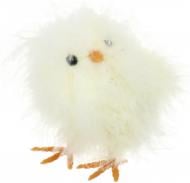 Декорация пасхальная Цыпленок пушистый желтый 10 см