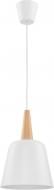 Підвіс TK Lighting Dong Wood 1x60 Вт E27 білий/дерево 1588