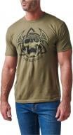 Футболка мужская 5.11 Tactical с рисунком Vaer All Tio Klar 76128-225 р.M Military Green