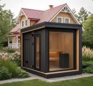 Модульная сауна стандарт 2,4х2,4х2,4 м