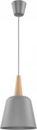 Подвес TK Lighting Dong Wood 1x60 Вт E27 серый/дерево 1589