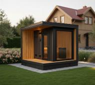 Модульная сауна стандарт 2,4х2,4х3,4 м