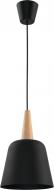 Подвес TK Lighting Dong Wood 1x60 Вт E27 черный/дерево 1590