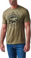 Футболка мужская 5.11 Tactical с рисунком Vaer All Tio Klar 76128-225 р.XL Military Green