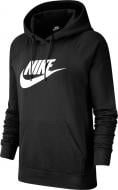 Джемпер Nike W NSW ESSNTL HOODIE PO FLC HBR BV4126-010 р. XL черный