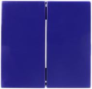 Клавиша выключателя Obzor Elegant без подсветки синий DSE 00-020;DSE 00-02012-000000