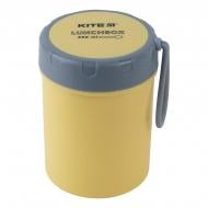 Ланч-бокс KITE 450 мл круглий жовтий K23-187-1