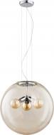 Підвіс TK Lighting Globo 3x60 Вт E27 бурштиновий 2170