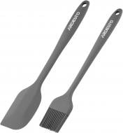Набор кухонных принадлежностей Ardesto Gemini Mini кисточка и лопатка 21 см 22 см (AR4012)