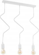 Підвіс TK Lighting Zigzag 3x60 Вт E27 білий 2436