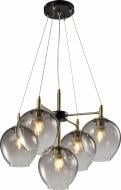 Люстра Accento lighting Sorrento 5x60 Вт E27 античная латунь