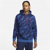 Джемпер Nike M NSW SPE+ PO BB HOODIE AOP 1 DD5126-476 р. 3XL синий