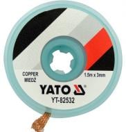 Стрічка для видалення припою YATO плетена з міді в котушці в корпусі YT-82532