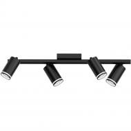Світильник накладний поворотний ARDERO ML348-4X під лампу 4x13 Вт GU10 чорний 80388