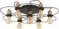 Люстра стельова TK Lighting Fiore 7x60 Вт E27 бронза/чорний 1262