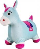 Попрыгунчик MaxxPro kids Единорог плюшевый 57x23x47 см голубой PA632