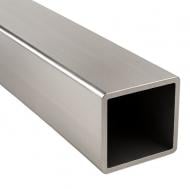 Труба профильная квадратная нержавеющая сталь AISI 201 (зеркальная) 10x10x1x3000 мм