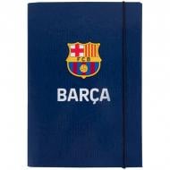 Папка для зошитів В5 на гумці картон FC Barcelona KITE