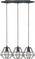 Подвес TK Lighting Diamond 3x60 Вт E27 черный 846