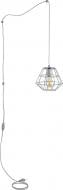 Підвіс TK Lighting Diamond 1x60 Вт E27 сірий 2001