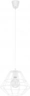 Подвес TK Lighting Diamond 1x60 Вт E27 белый 697