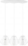 Подвес TK Lighting Diamond 3x60 Вт E27 белый 848