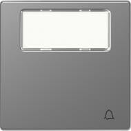 Клавиша выключателя одноклавишный Schneider Electric Merten D-Life без подсветки нержавеющая сталь MTN3365-6036