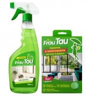 Набір для скла і дзеркал Frau Tau Засіб універсальний 500 мл + серветка з мікрофібри