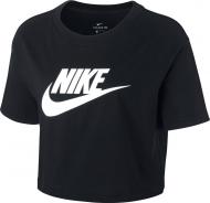 Футболка Nike W NSW TEE ESSNTL CRP ICN FTRA BV6175-010 р.M чорний