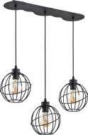 Подвес TK Lighting Orbita 3x60 Вт E27 черный 1627