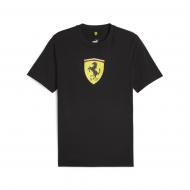 Футболка Puma FERRARI RACE BIG SHIELD T COLOURED 62380501 р.M черный