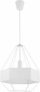 Люстра підвісна TK Lighting Cristal 1x60 Вт E27 білий 1526 Люстра підвісна TK Lighting Cristal 1x60 Вт E27 білий 1526