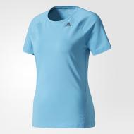 Футболка Adidas D2M Tee Solid BQ5826 р.2XS голубой