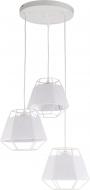 Люстра подвесная TK Lighting Cristal 3x60 Вт E27 белый 1853