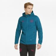 Кофта Puma MCFC Casuals Hooded Jkt 76449814 р. M блакитний
